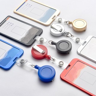 Giá đỡ thẻ id / thẻ id bằng hợp kim nhôm có thể thu gọn tiện dụng cho văn phòng / trường học
