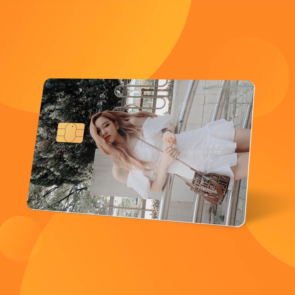 Miếng Dán Thẻ Card ROSE BLACK PINK | SKIN ATM, Thẻ Chung Cư Trang Trí - Chất Liệu Decal Vinyl Chống Nước