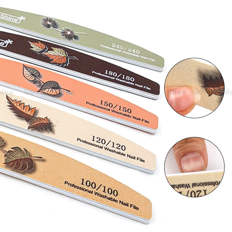 Dụng cụ dũa móng tay UR SUGAR chuyên nghiệp in họa tiết hoa mặt trăng có thể giặt lại