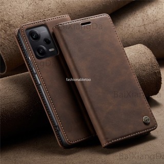 Bao da điện thoại nắp lật kèm ngăn đựng thẻ cho redmi note 12 pro plus turbo 12pro + 12s note12 pro note12pro + note12turbo 4g 5g ốp