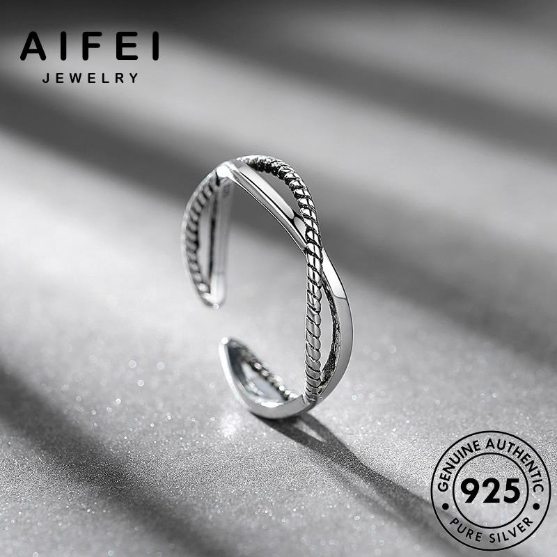 AIFEI JEWELRY 925 nhẫn hình nữ thời thật điển phụ sức nguyên bản bạc trang học cổ quốc hàn kiện R175