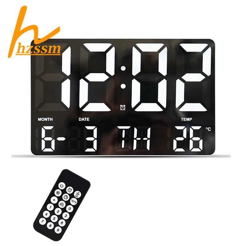 Đồng Hồ Báo Thức Kỹ Thuật Số Có Đèn LED Cỡ Lớn Độc Đáo Trang Trí Nhà Cửa / Văn Phòng
