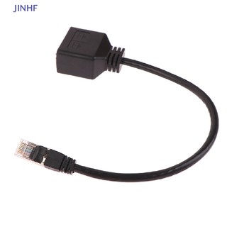 Jinhf Ethernet Splitter RJ45 1 Nam đến 2 Nữ LAN Ethernet Cáp Chia JINHF