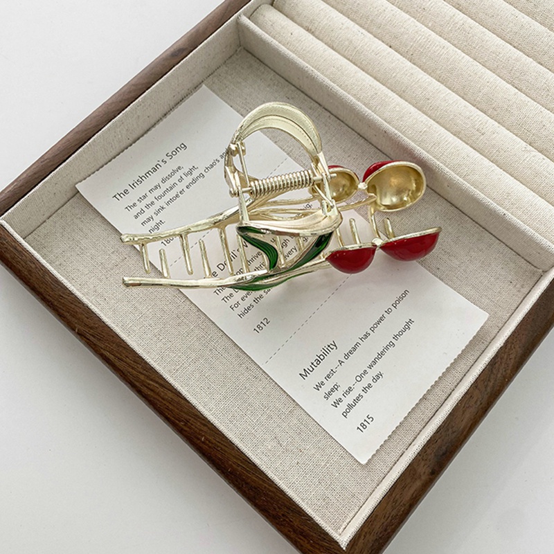 Kẹp TóC HìNh Quả Cherry Dễ Thương Cho Nữ timetunnel