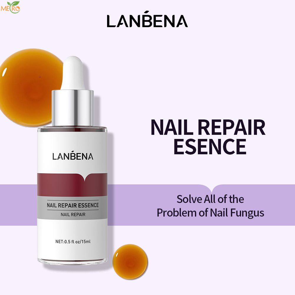 Lanbena Tinh Chất Phục Hồi Móng Huyết Thanh Điều Trị Nấm Móng Loại Bỏ Nấm Móng Chân Nuôi Dưỡng Làm Sáng Da Tay Chân 15Ml Metro