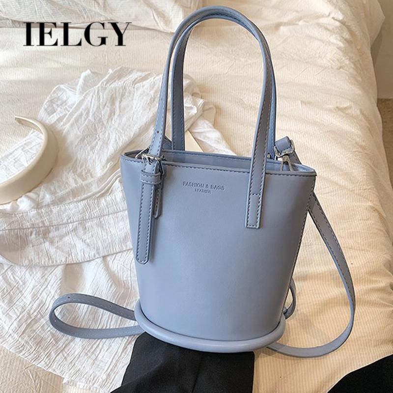 Túi Xách Đeo Vai Sức Chứa Lớn Màu Sắc Đơn Giản Phong Cách Hàn Quốc Cho Nữ