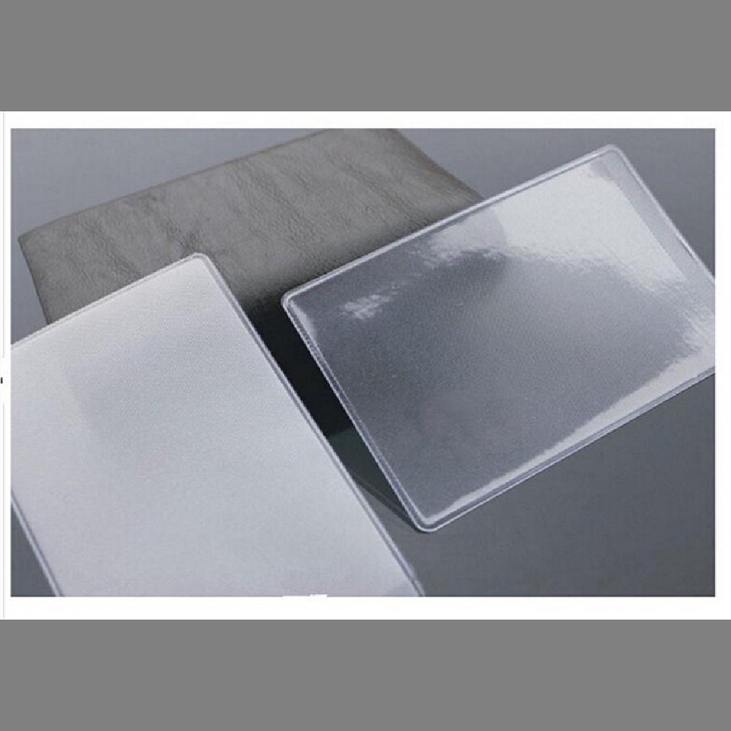 Bộ 10 Bao Đựng Thẻ Tín Dụng Bằng Nhựa Mềm Trong Suốt Chống Bụi Chống Nước