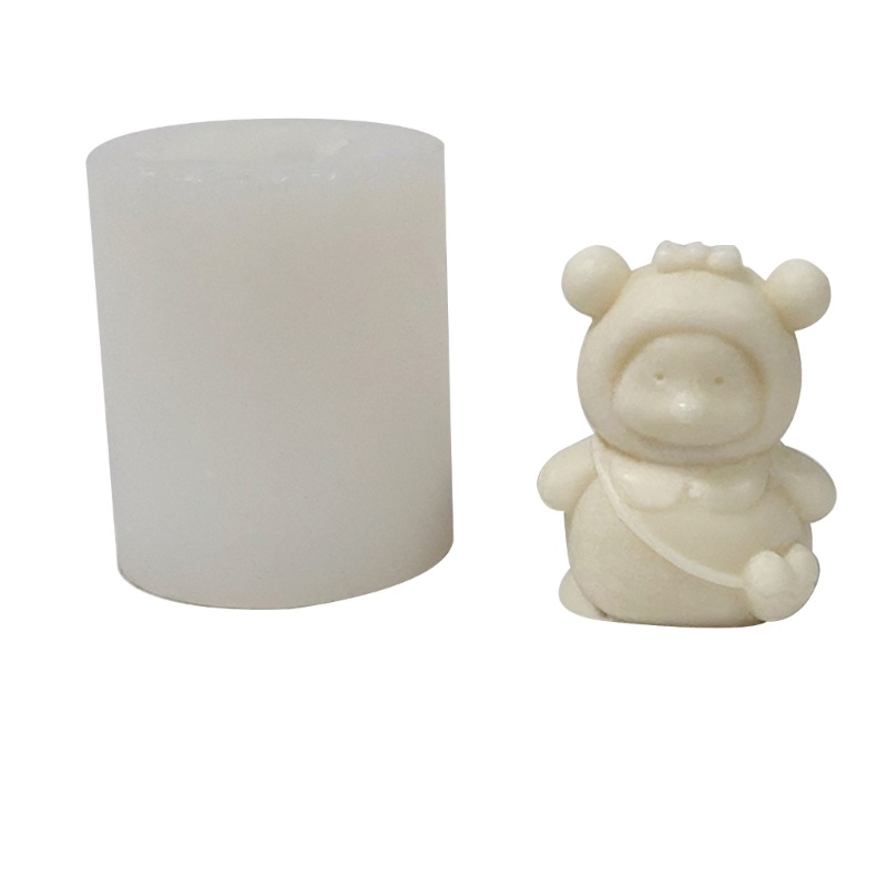 Khuôn Silicon Làm Xà Phòng DIY Hình Động Vật Dễ Thương