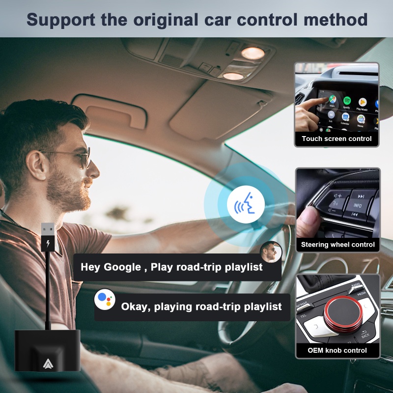Android Bộ Chuyển Đổi Không Dây Tự Động Cho android 11 + oem Xe Hơi android Tự Động Chuyển Đổi Không Dây