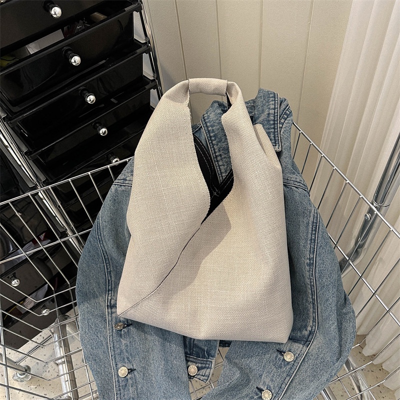 Túi Tote Đeo Vai Bằng Vải Canvas Kích Thước Lớn Thời Trang Mùa Xuân 2023 Dành Cho Nữ