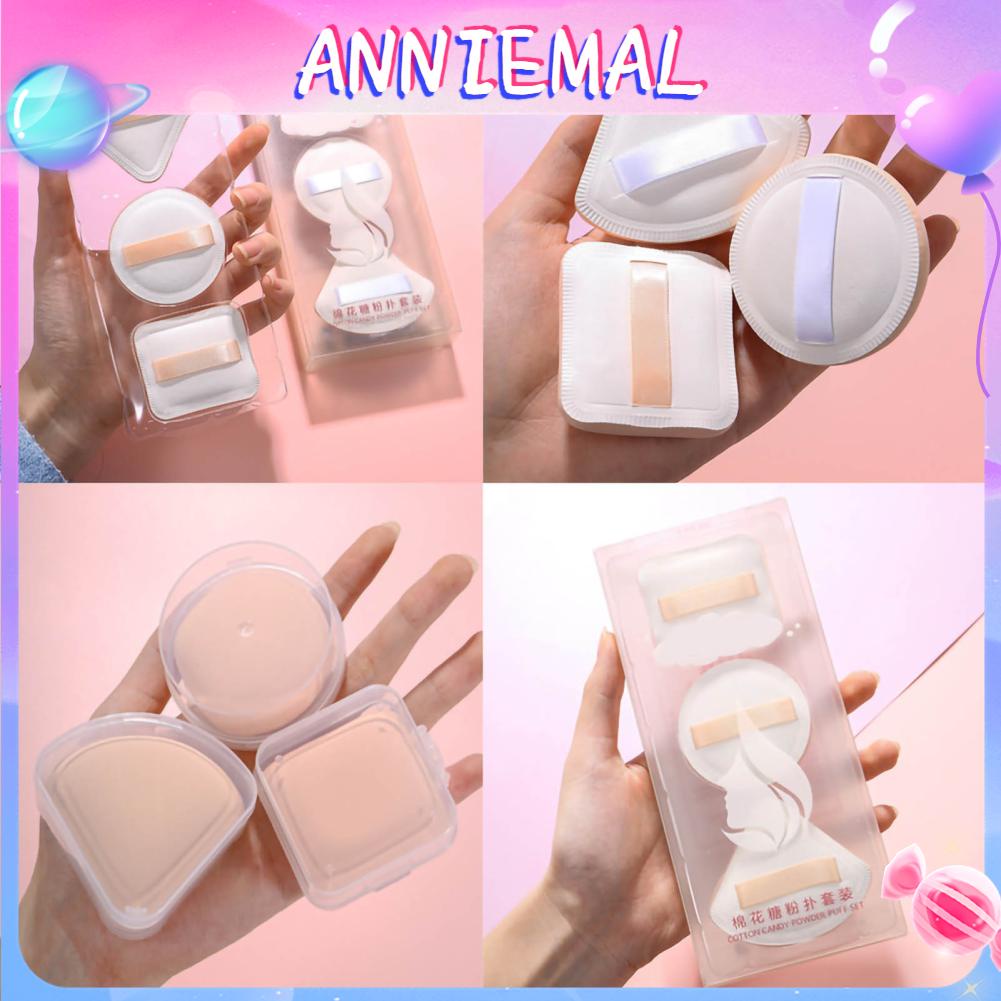 ANNIEMAL Mút trang điểm tổng hợp Mềm Ướt Khô Sử dụng Phấn dạng lỏng để che khuyết Kem BB