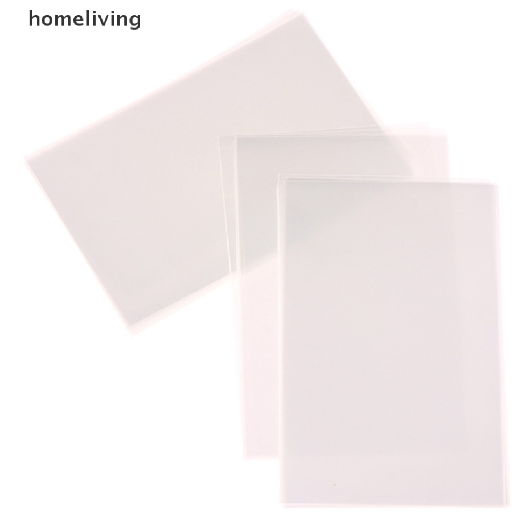 Bộ 50 Vỏ Bọc Thẻ Ảnh Hàn Quốc Trong Suốt Không Axit CPP Cứng 3 Inch