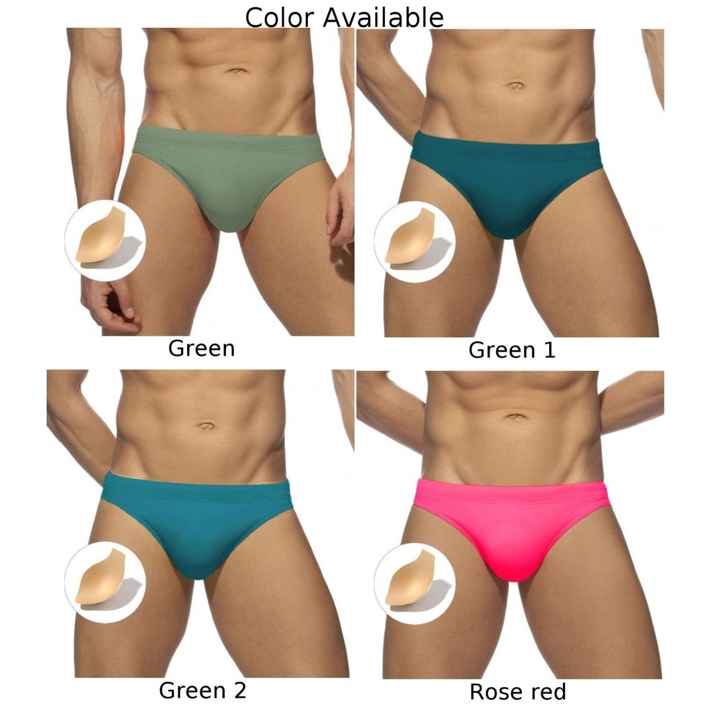 Quần Bơi Trơn Màu Gợi Cảm Theo Phong Cách Mùa Hè  Dành Cho Nam