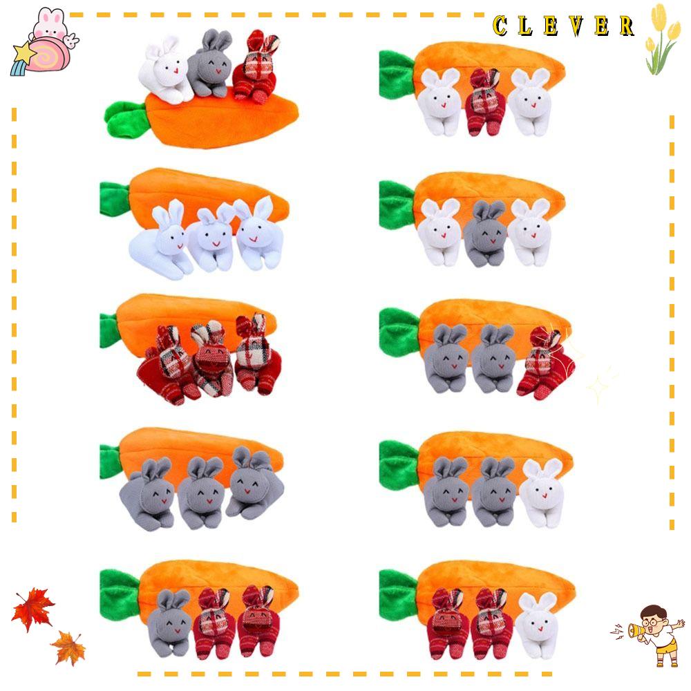 Ví Đựng Tiền Xu Hình Củ Cà Rốt / Thỏ Nhồi Bông Dễ Thương