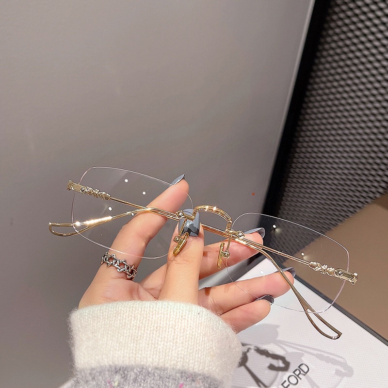 Kính Gọng Không Viền Hot Trung Hoa trendy