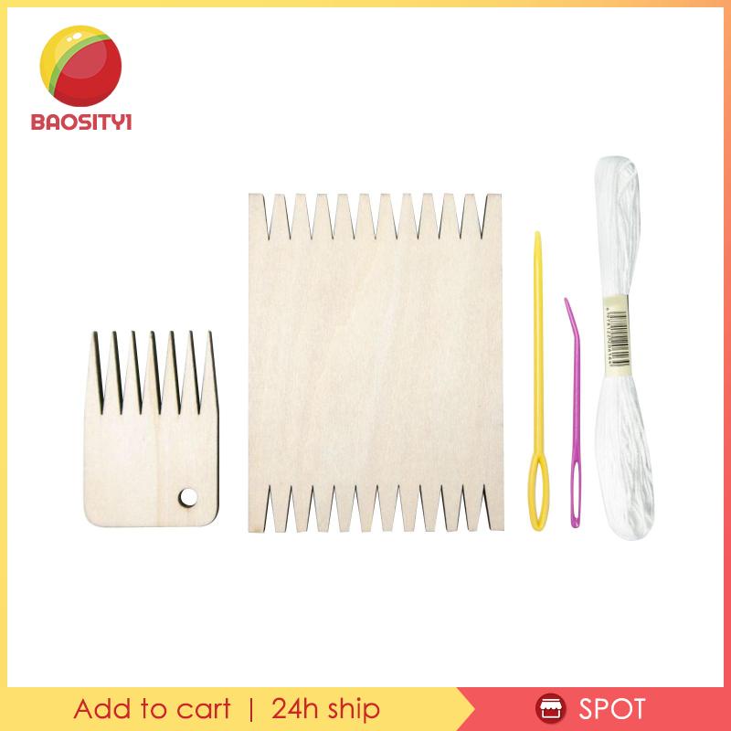 [Baosity1] Khung Dệt Bằng Gỗ Mini Cho Người Lớn