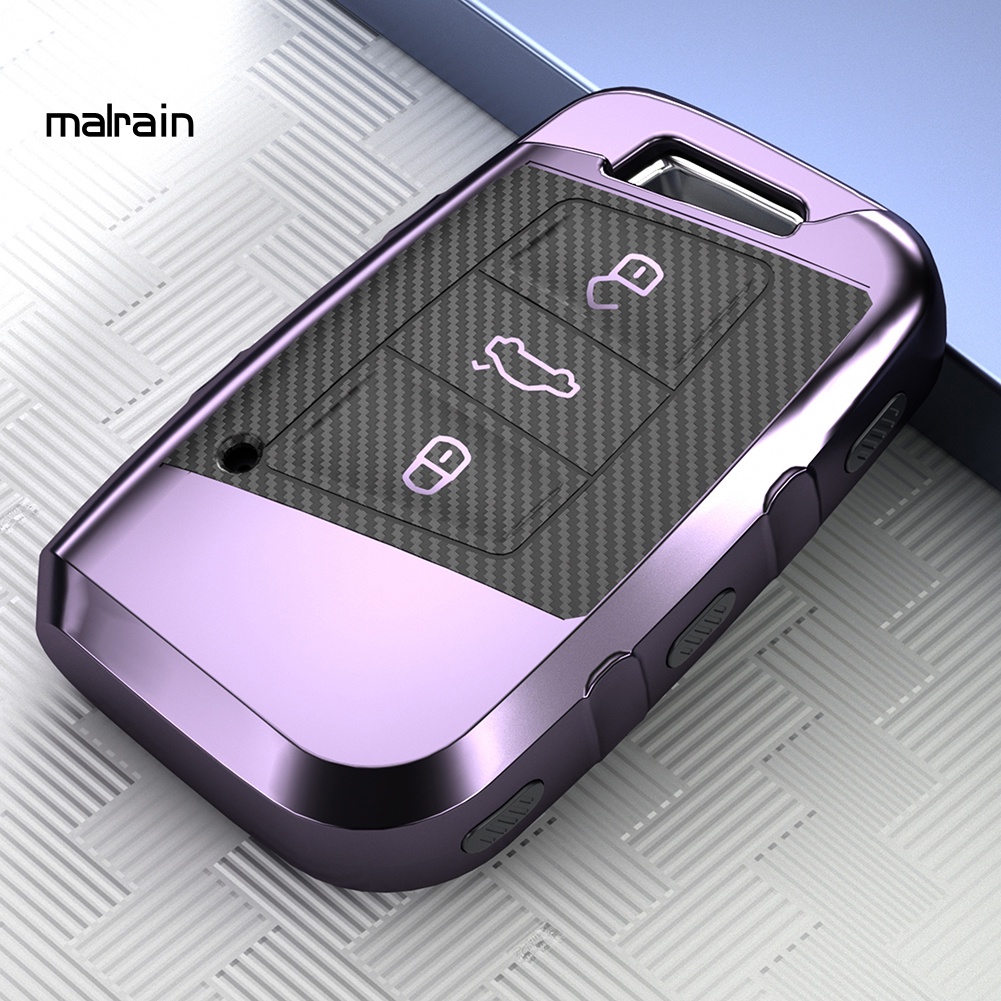 Vỏ TPU Sợi Carbon Bảo Vệ Chìa Khóa Xe Hơi VW Magotan