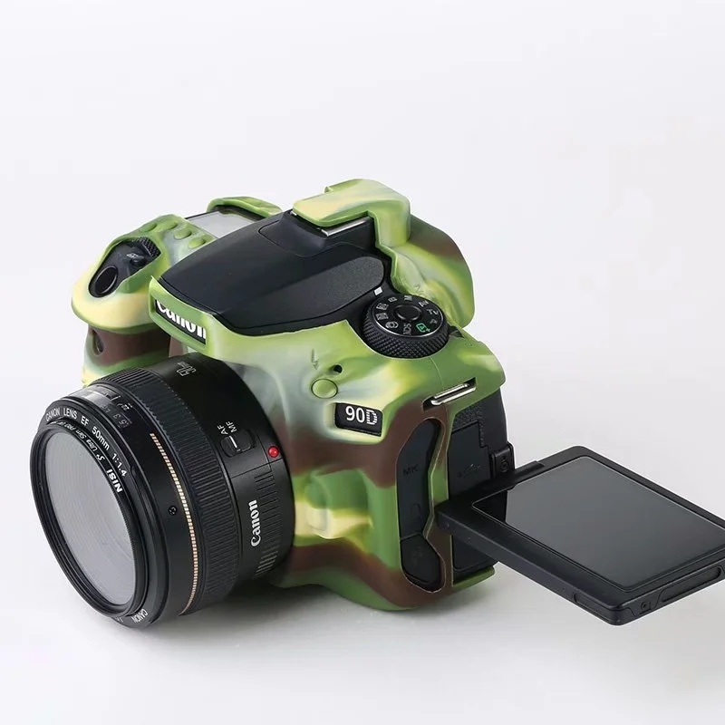 Ốp Silicon Mềm Bảo Vệ Máy Ảnh canon eos 90D