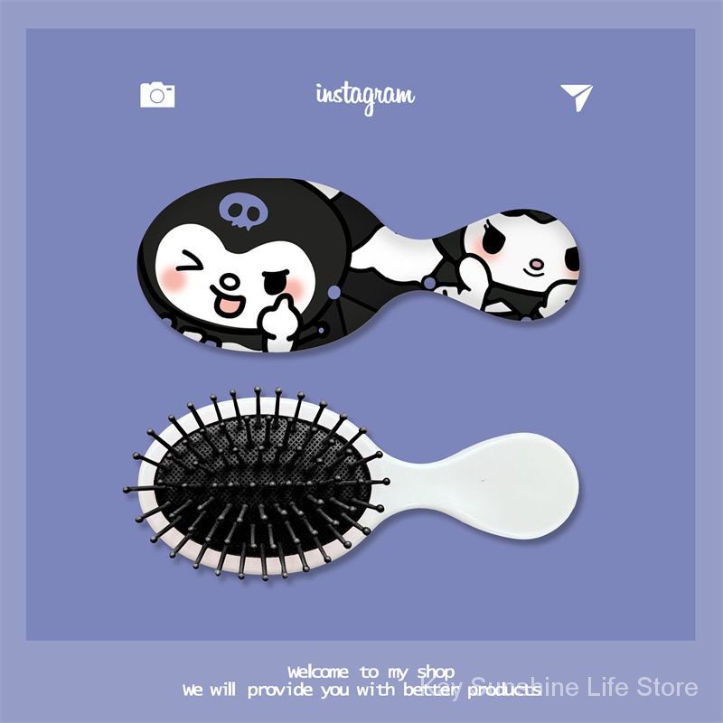 Lược Chải Tóc Túi Khí Mát Xa Da Đầu Chống Tĩnh Điện Thiết Kế Hình Gấu / Dâu Tây Dễ Thương