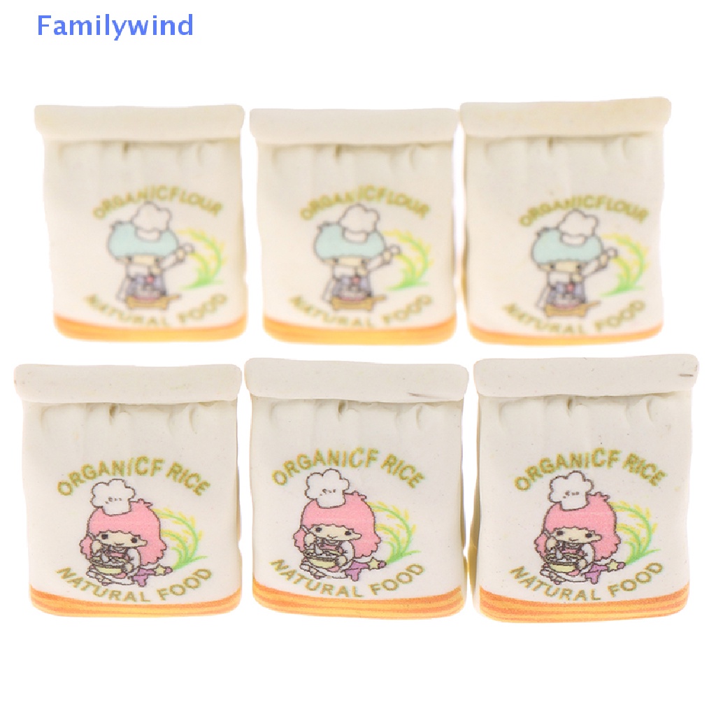 Set 5 Túi Đựng Bột / Kem / Điện Thoại Trang Trí Nhà Búp Bê