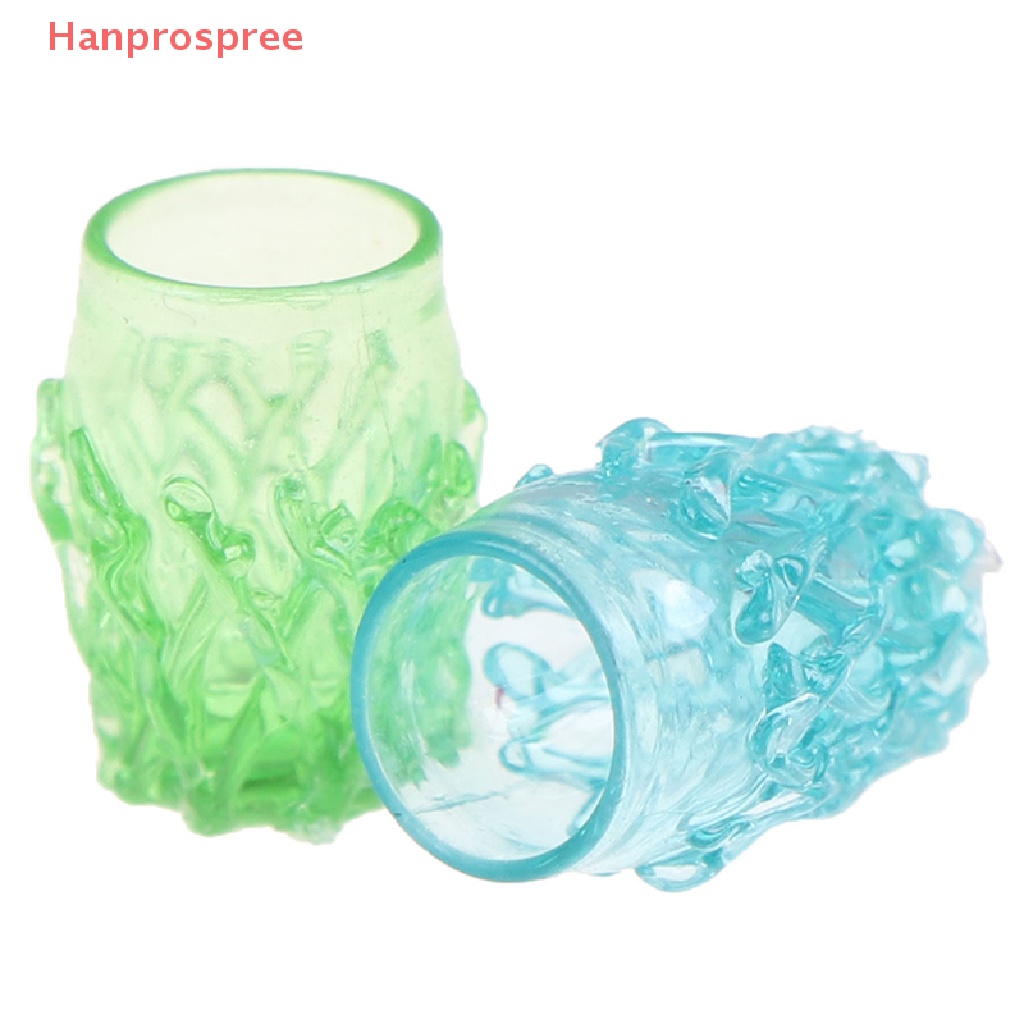 Set 4 Ly Nước Mini Bằng Nhựa Resin Tỉ Lệ 1: 12 Trang Trí Nhà Búp Bê