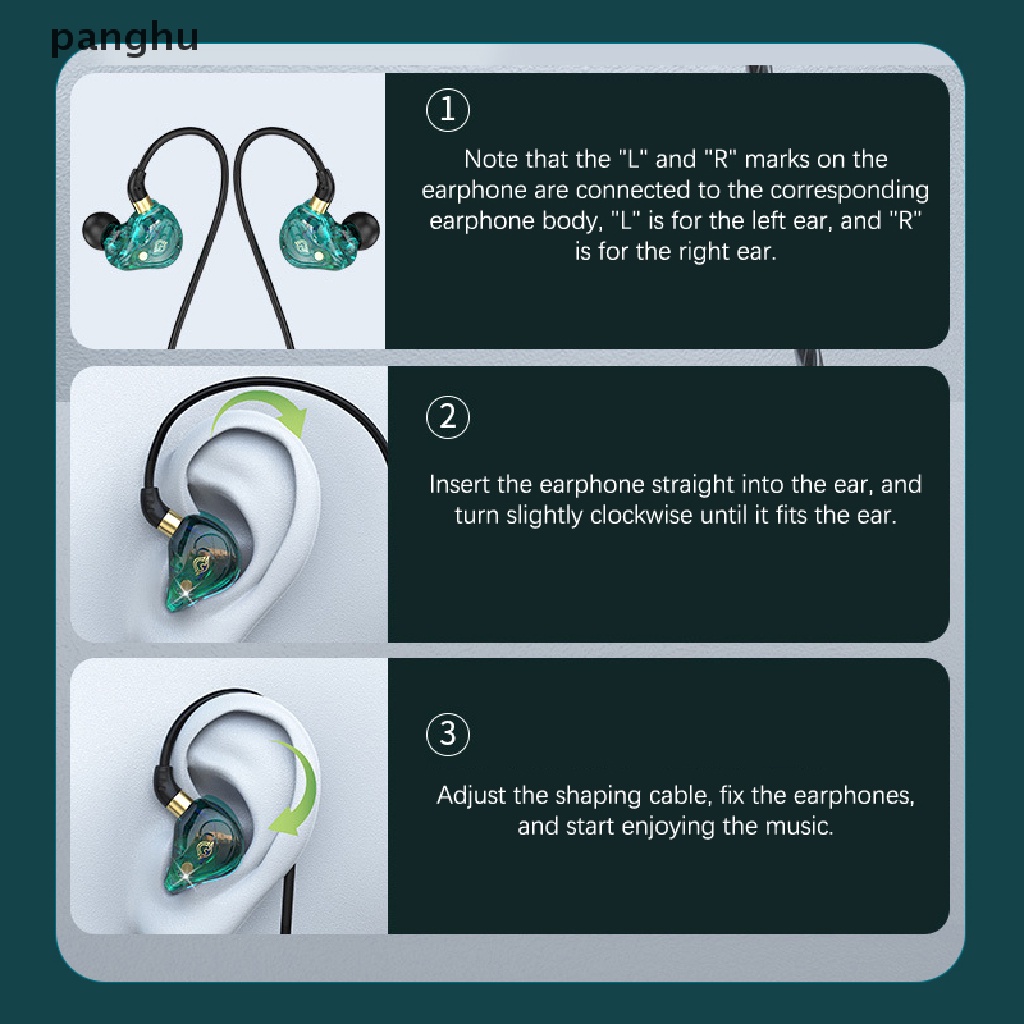 Tai Nghe Nhét Tai Chống Ồn panghu [panghu] Typ-c Kèm Mic Tiện Lợi