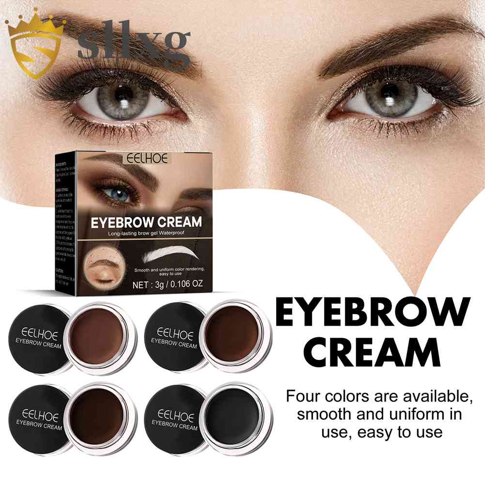 Kem Nhuộm Lông Mày 3g Chống Thấm Nước Trang Điểm Tự Nhiên Cho Nữ