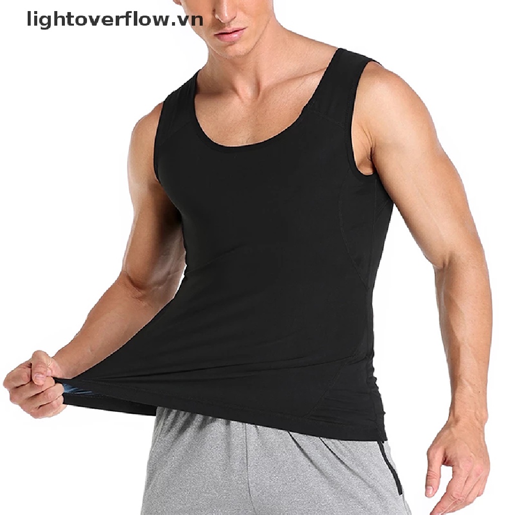 [Lightover Flow] Áo Sát Nách Tập Yoga Đốt Cháy Mỡ Thừa Giảm Cân Cho Nam Giới [VN]