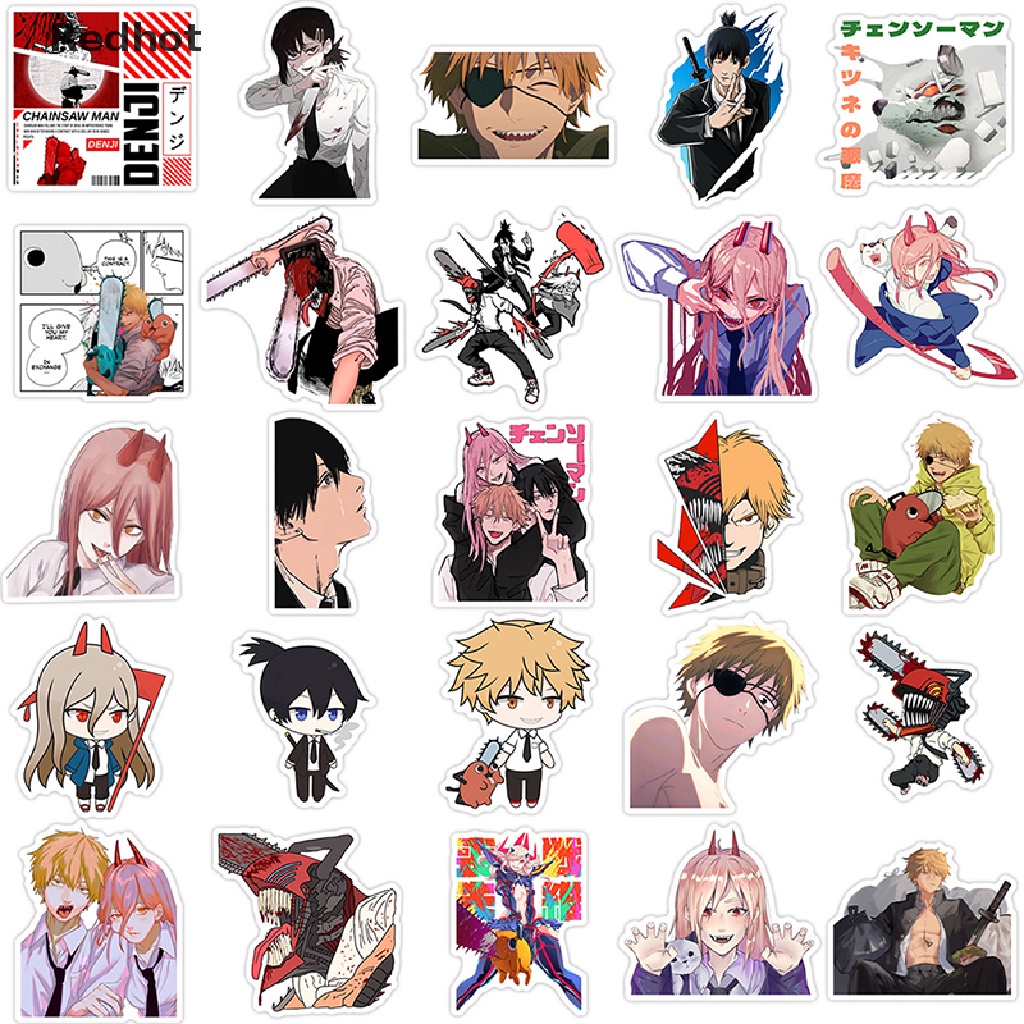 Bộ 50 Miếng Dán Hành Lý Bằng PVC Họa Tiết Anime Nhật Bản