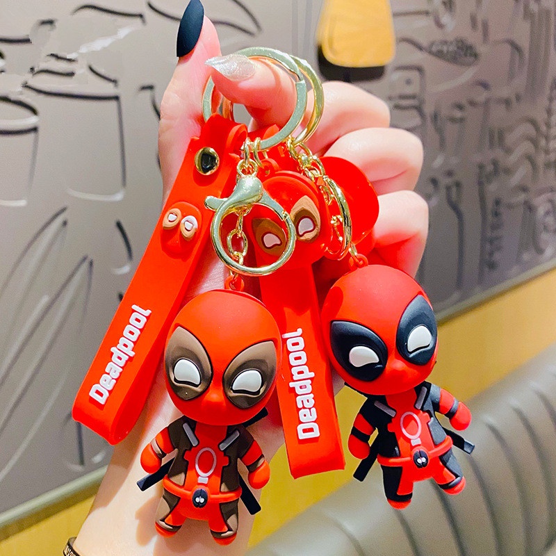 Móc Khóa Hình Búp Bê Deadpool Tinh Xảo Sáng Tạo Cho Điện Thoại / Chìa Khóa / Chìa Khóa / Túi Xách / Móc Khóa Xe Máy / Xe Hơi