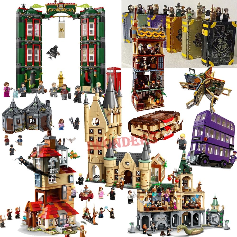 Đồ Chơi Lắp Ráp Quyển Sách Gryffindor Slytherin Ravenclaw Hufflepuff House 2023