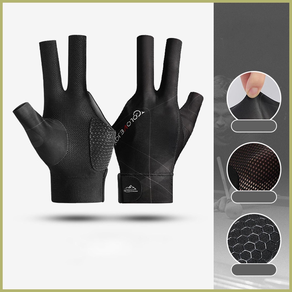 Găng Tay 3 Ngón Chơi Bida Chuyên Nghiệp