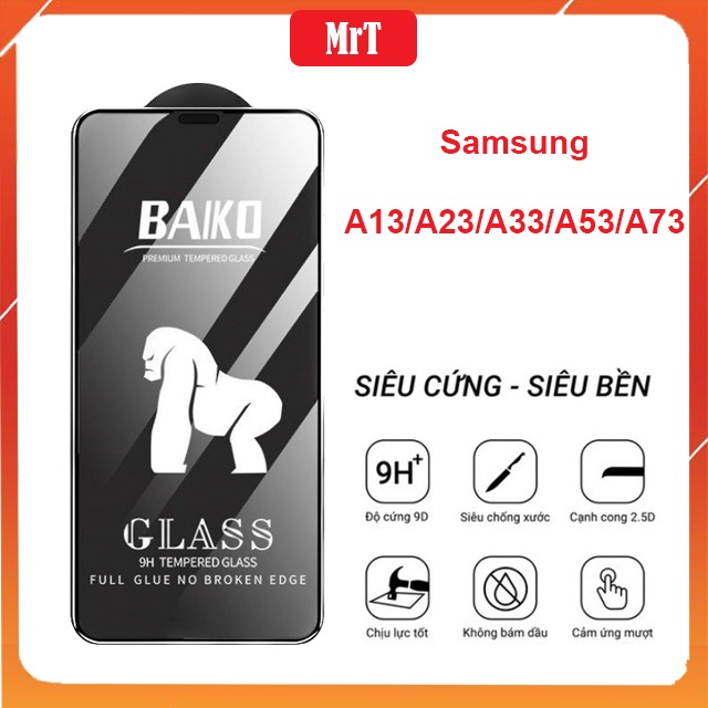 Kính cường lực Baiko siêu bền cho Samsung A13/A23/A33/A53/A73