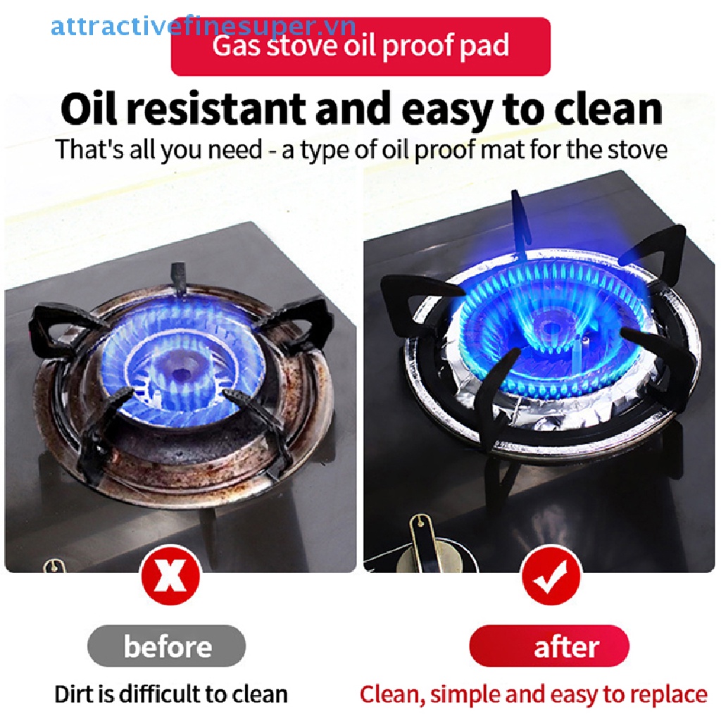 Set 10 Miếng Vải Phủ Bếp Ga Bảo Vệ Hiệu Quả