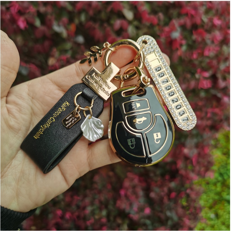 Vỏ Chìa Khóa Điều Khiển Từ Xa 4 Nút Cho Xe Hơi Nissan Maxima Versa Altima Sentra Giá Đỡ