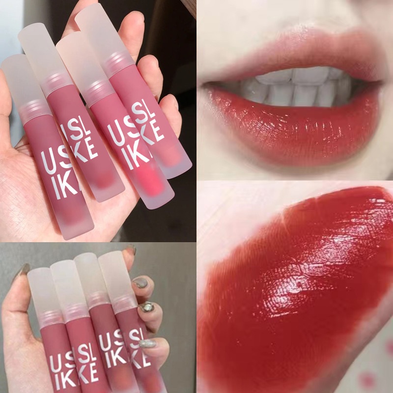 Son kem lì USLIKE ⚡ CHÍNH HÃNG ⚡ Son kem USLIKE ông màu lì siêu mịn lâu trô chống thấm nước