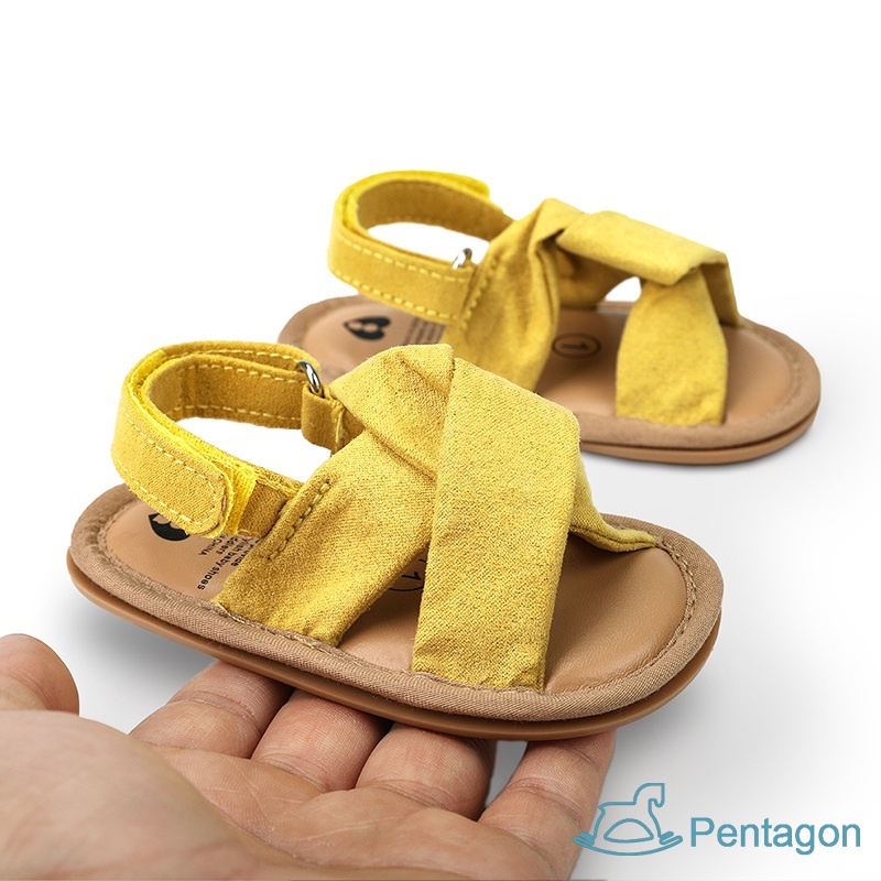 Xăng đan Cotton Đế Mềm Chống Trượt Thời Trang Mùa Hè Dành Cho Bé Gái