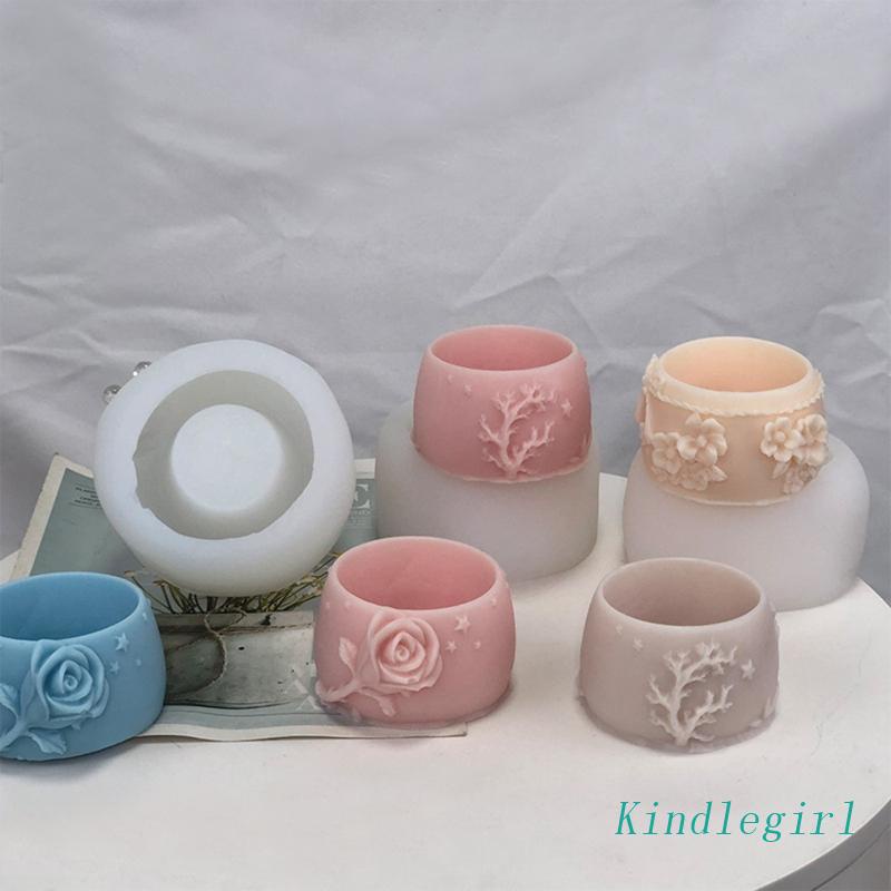 Khuôn Làm Chậu Hoa Trang Trí Thủ Công DIY