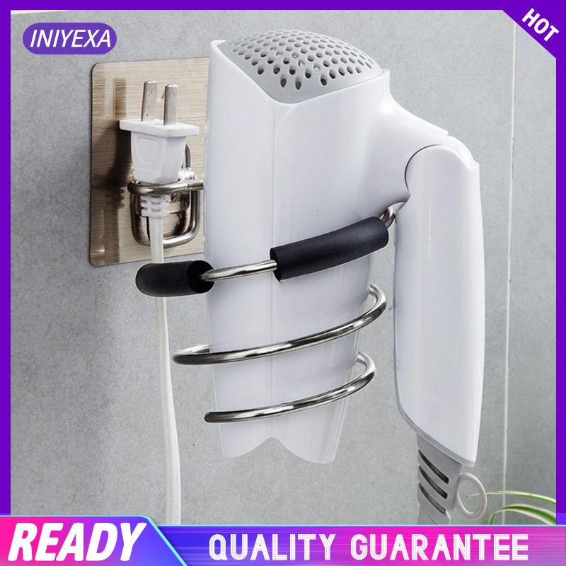 Giá Đỡ Máy Sấy Tóc Bằng Thép Không Gỉ Tiết Kiệm Không Gian Siêu Bền Tiện Dụng Cho Gia Đình / Phòng Tắm