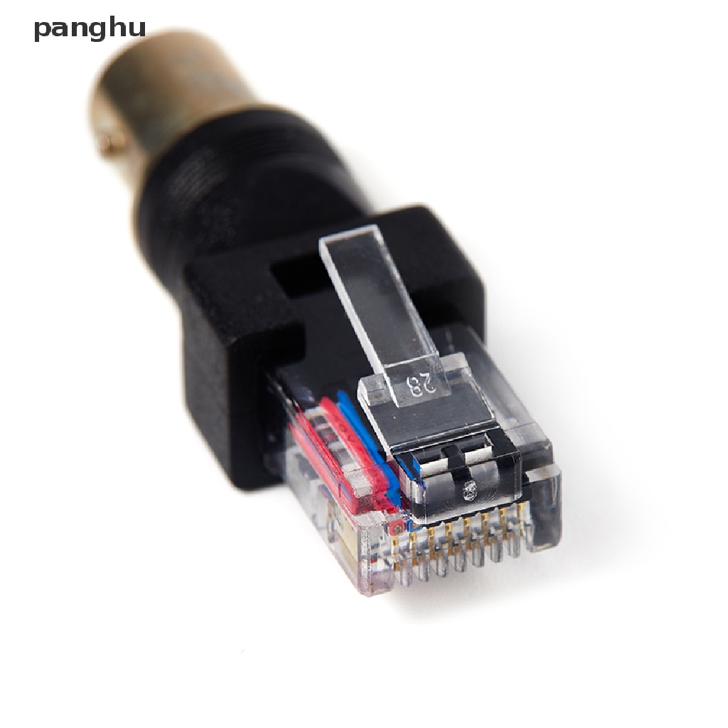 1 Đầu Nối BNC Female Sang RJ45 Male Plug RF Màu Đen