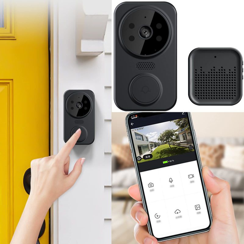 Chuông Cửa Có Camera An Ninh Kết Nối WiFi Không Dây Thông Minh 1080P 2 Chiều