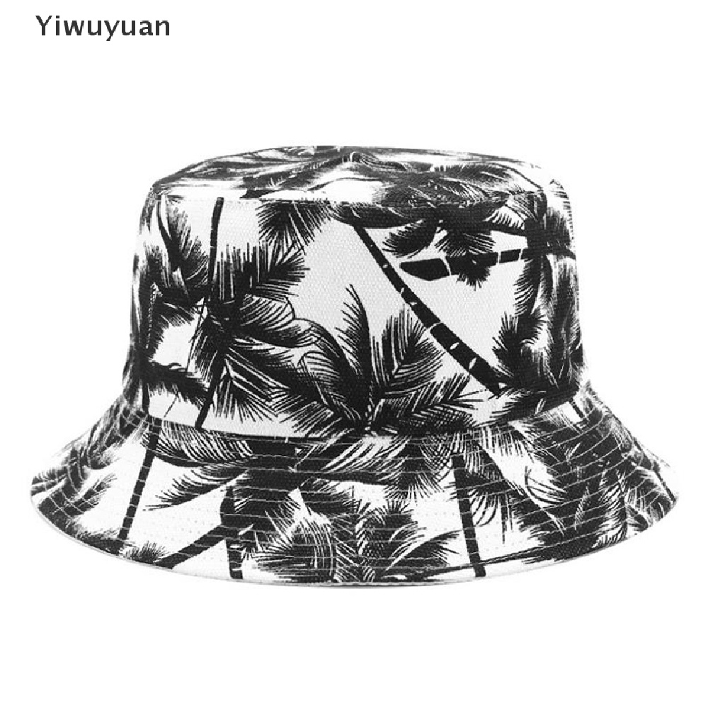 < Yiwuyuan > Mũ Bucket Hai Mặt Thời Trang Hip Hop Mùa Hè Cho Nam Và Nữ