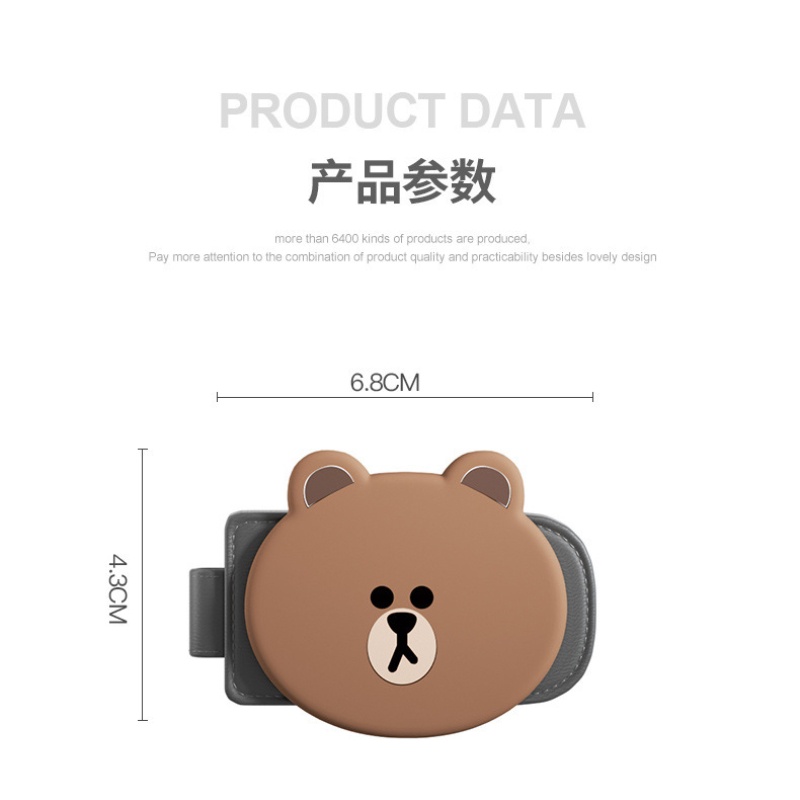 Line friends Khóa Dây An Toàn Xe Hơi Mở Rộng Họa Tiết Hoạt Hình Dễ Thương Cho Bé