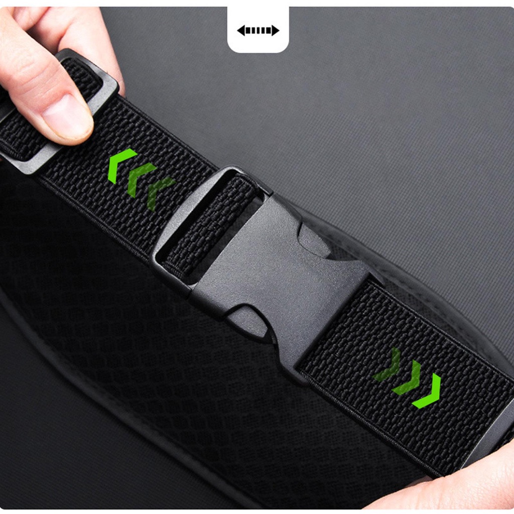 Túi Đeo Hông Bằng Da PU Kèm Dây Phản Quang Tiện Dụng Cho Hoạt Động Ngoài Trời