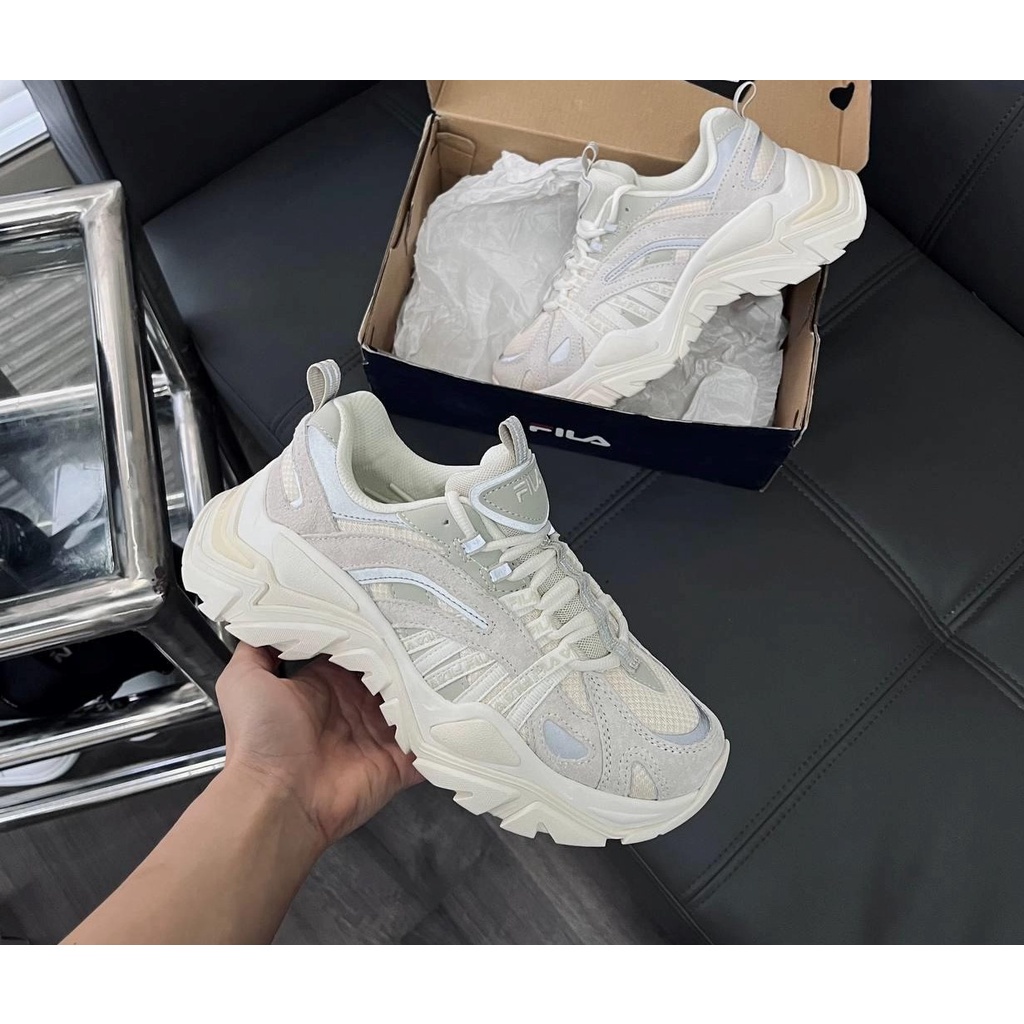 *CHÍNH HÃNG* Giày thể thao Sneaker FILA INTERATION màu Be Beige - Code: 1JM00790 920