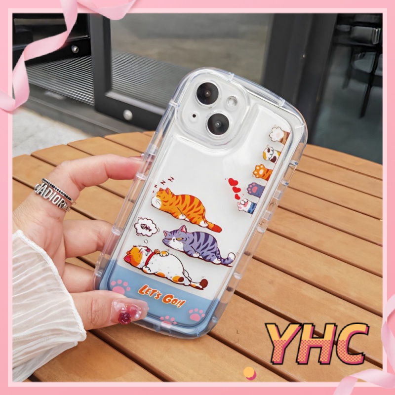 ốp lưng iphone Xà phòng mèo con, túi khí giảm chấn, vỏ mềm trong suốt chống rơi Cho Iphone 6 / 6S / 6splus / se / 7 / 7plus / 8 / 8plus / X / xs / xsmax / 11 / 12 / 13 / 14 / Plus / pro / pro max-411