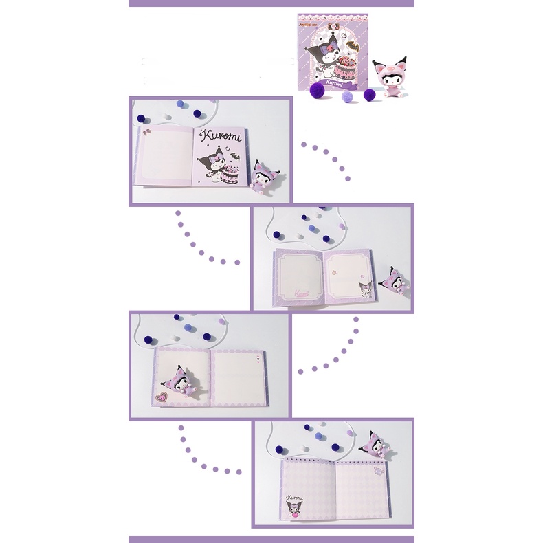 Sổ Ghi Chú Mini Hình Nhân Vật Ngẫu Nhiên Sanrio