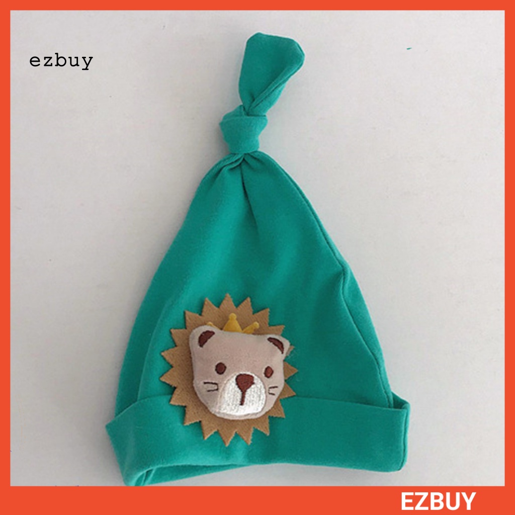 Mũ Beanie Dày Dặn Thoáng Khí Không Biến Dạng In Hình Sư Tử Dành Cho Bé Trai Gái