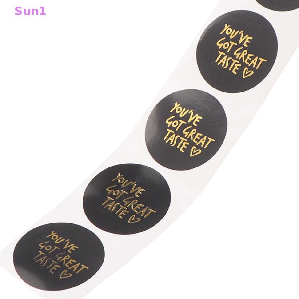 Sun1 > 500 Miếng Dán Họa Tiết Thank You Dễ Thương Trang Trí Sổ Tay / Quà Tặng