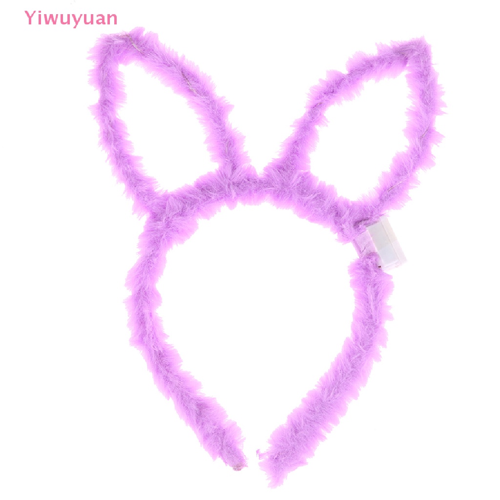 Băng Đô Tai Thỏ Có Đèn LED 10 Bóng Cho Bé Mới